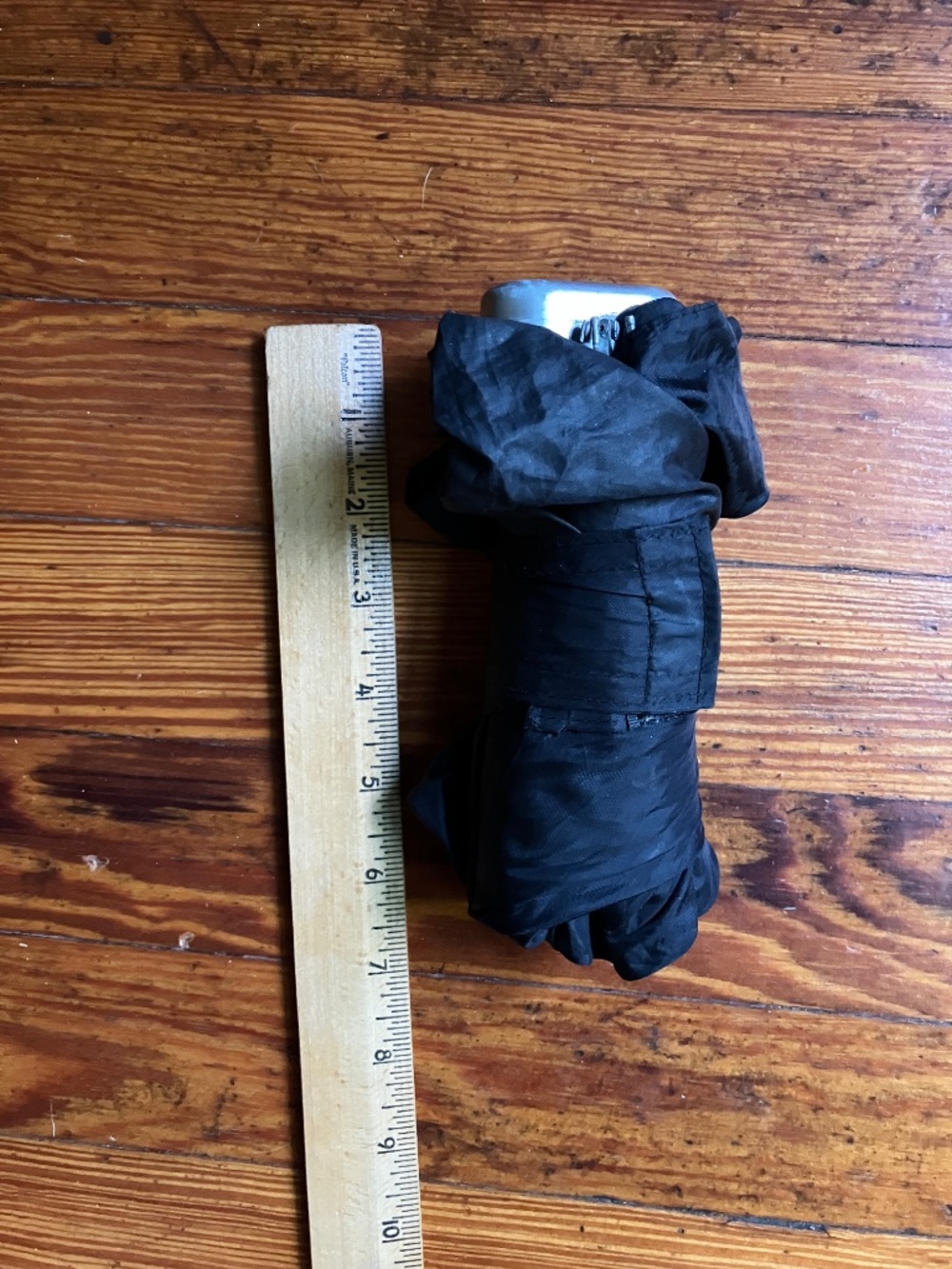 Totes Black Compact Folding 6" Travel Umbrella